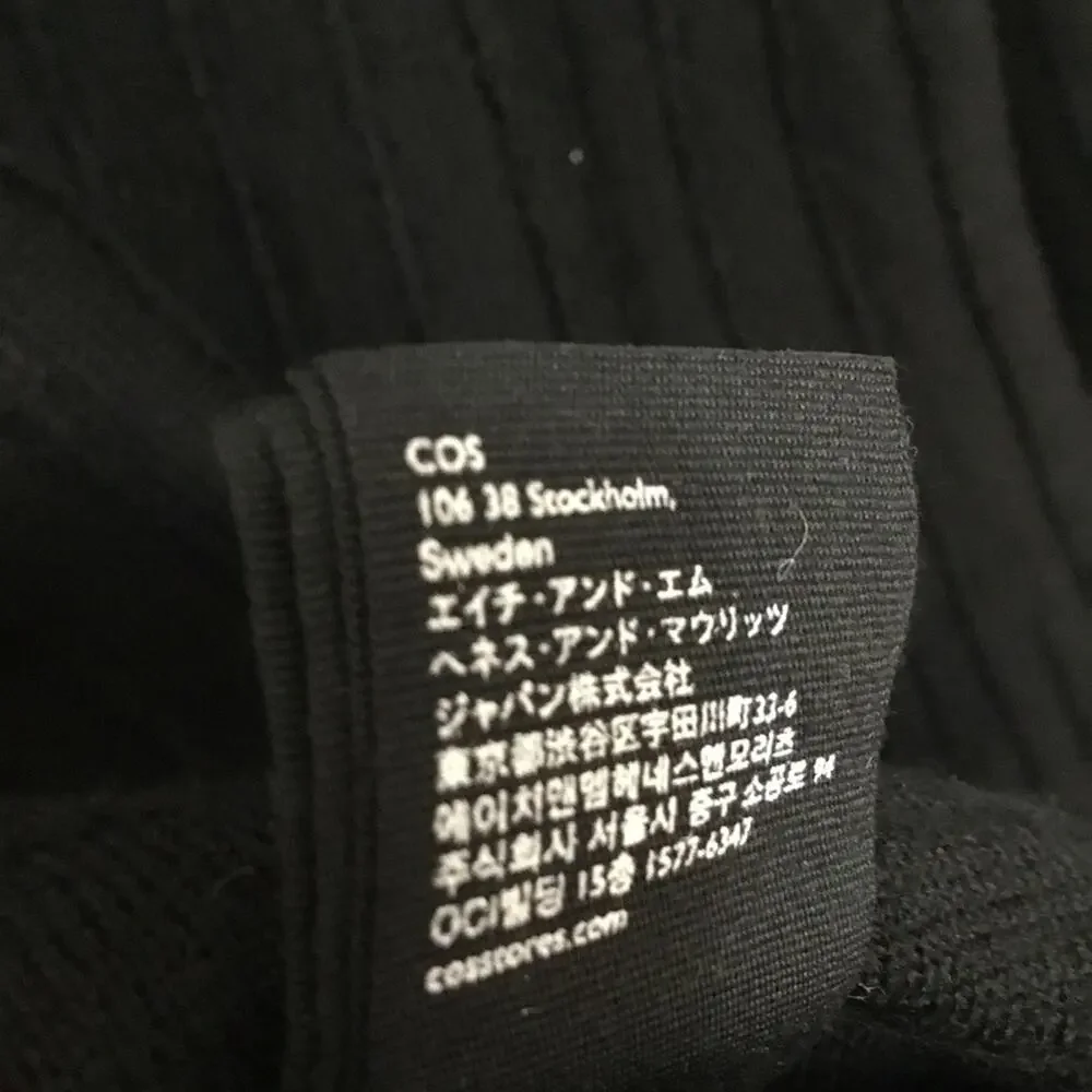 COS Black Wool Texture Stripe Sweater - Picture 13 of 16